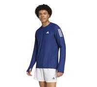 Camiseta de running manga larga, logotipo Hombre Talla XXL. Color Azul