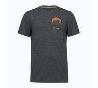 Camiseta de senderismo Smartwool Men's Lunar Bear Active Short Sleeve (CHARCOAL HEATHER) Hombre