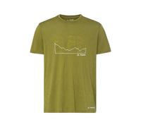 Camiseta de senderismo Vaude Men's Tekoa Wool T-Shirt (Dark leaf) Hombre