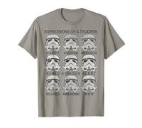 Camiseta de Star Wars Stormtrooper Facial Expressions Graphic Camiseta