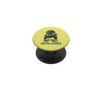 Camiseta De Sudáfrica Retro Vintage Jersey Ciudad del Cabo PopSockets PopGrip Adhesivo