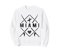 Camiseta de Surf de Córcega Miami Florida USA Sudadera