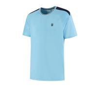 Camiseta de Tenis/Padel K-Swiss Hypercourt Mesh Crew 5 - Mar Báltico | Rendimiento Masculino