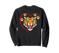 Camiseta de Tigre Spirit Cute Tiger Face Wild Animal Colorido 80s Sudadera