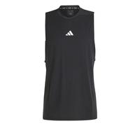 adidas Hombre D4T Workout Tank Shirt, Black, XXL