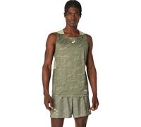 Asics camiseta de tirantes Fujitrail vêtement running homme L Kaki