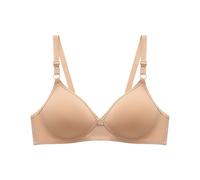 Camiseta de tirantes blanca para niña, sujetadores de alto apoyo para mujeres, correa ajustable, cobertura completa, cómoda, sin armaduras, sin hilos Body Anuncio de Embarazo Papa, beige, 42