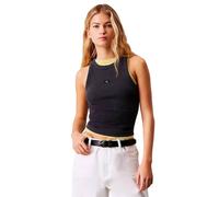 Camiseta De Tirantes Casual_Mujer_CALVIN KLEIN Washed Woven Label Rib Tank Top - XL