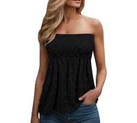 Camiseta de tirantes con espalda abierta y gráficos sin mangas, para verano, informal, cuello redondo suelto, chaleco para vacaciones, camisa de corte clásico, traje sexy para mujer, Negro , XL