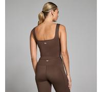 Camiseta de tirantes de cuello cuadrado Active para mujer de MP - Brownie - S