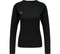 newline Women Core Running T-Shirt L/S Camiseta, Mujer, Negro, XL