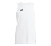 adidas Niños Adizero Team Singlet Kids Shirt, White/Black, 9-10 Years
