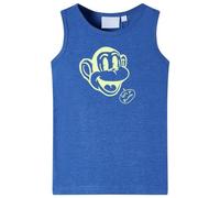 Camiseta de Tirantes Infantil Ropa sin Mangas para Niños Azul Mélange 116