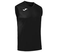 Joma - Camiseta Deportiva Sin Manga Hombre - Ligera y Transpirable Ideal para Todo Tipo de Deporte, Combi, Negro, XXL