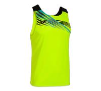 Camiseta sin Mangas Elite x Amarillo flúor Negro