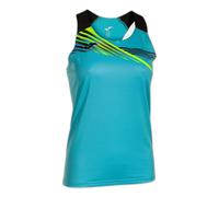 Camiseta de running joma tirantes elite x turquesa flúor negro ni M