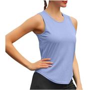 Camiseta de Tirantes Mujer Camisetas sin Manga Mujer Chaleco Yoga Secado rápido cómodo Basic Tank Tops Entrenamiento Gimnasio Fitness Deportiva Atlético Camisas Jogging tee 2024