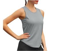Camiseta de Tirantes Mujer Camisetas sin Manga Mujer Chaleco Yoga Secado rápido cómodo Basic Tank Tops Entrenamiento Gimnasio Fitness Deportiva Atlético Camisas Jogging tee 2024