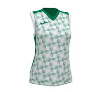 Camiseta sin mangas mujer supernova iii verde blanco S