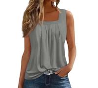 Camiseta de Tirantes Mujer, Sujetador Basicas Deportivos Azul Gym Honor Tank Top, Gimnasio Vestir Tank con Sujetador Running Womens Talla Grande Blancas Camiseta Mujer Sin Mangas XL