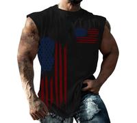 Camiseta de Tirantes para Hombre Deportiva Secado rápido Verano Casual Transpirable atlética musculación Gimnasio Running