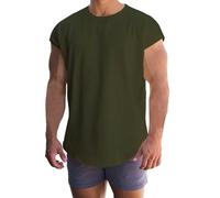 Camiseta de tirantes para hombre deportivo Tank Top Musculation, resistente al encogimiento, Top mantenimiento muscular antiolor Sportwear ligero transpirable casual Chalecos hombres Jogging elegante