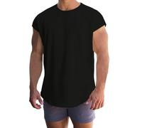 Camiseta de tirantes para hombre deportivo Tank Top Musculation, resistente al encogimiento, Top mantenimiento muscular antiolor Sportwear ligero transpirable casual Chalecos hombres Jogging elegante