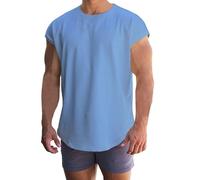 Camiseta de tirantes para hombre deportivo Tank Top Musculation, resistente al encogimiento, Top mantenimiento muscular antiolor Sportwear ligero transpirable casual Chalecos hombres Jogging elegante