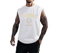 Camiseta de tirantes para hombre para hombre, para deporte, para verano, ocio, deporte, camiseta de tirantes para hombre, camiseta de tirantes para camiseta de neón, gimnasio, deportes de fuerza