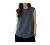 Camiseta De Tirantes para Mujer Camiseta Holgada Sin Mangas For Mujer, Chaleco Informal De Verano para Deporte, Yoga, Gimnasio Y Salir(Color4,L)