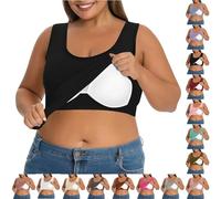 Camiseta de tirantes para mujer con sujetador integrado, camiseta interior de talla grande, camiseta básica de yoga, sin aros, cuello en U, sin aros, acolchada, camiseta de verano, monocolor, Vino