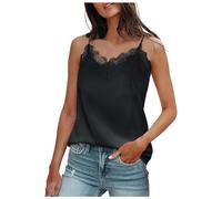 Camiseta De Tirantes Para Mujer - Hombreras, Brillante, Rayas, Con Botones - Blusa Marron