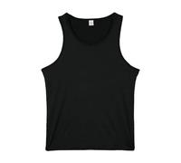 Camiseta de tirantes para mujer para el día a día, informal, deportiva. Diseño de cuello redondo. Estilo básico para primavera y verano. Versátil, cómoda y fácil de cuidar., Negro , 3XL