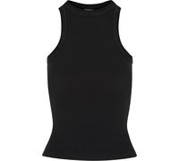 Urban Classics Ladies Racer Back Rib Top Mujer Top Negro S 95% algodón, 5% elastán Estrechos