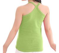 Camiseta de Tirantes para Niños y Niñas Camisetas Sin Mangas de Cuello Redondo Ligeras Cómodo Transpirable Tank Top de Algodón Casual Color Sólido Chaleco Verano Ropa Niño Niña 1-13 Años