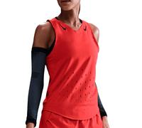 Nike Aeroswift Dri-Fit ADV Running Singlet para Mujer, Lt Crimson/Black/Black, FN2504-696, M