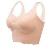 Camiseta de tirantes sexy chic sujetador deportivo - Delgado de seda helada para mujer, cómodo, de gran tamaño, sin costuras, con almohadillas extraíbles leggings de invierno para niña de 8 años, a, M