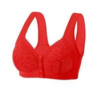 Camiseta de tirantes sexy de gran tamaño para mujeres mayores Comfy para frente, sin límites, brazos, sin subidón, brazo completo, cubierta, sujetador para niña, color morado, rojo, B