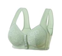 Camiseta de tirantes sexy de gran tamaño para mujeres mayores Comfy para frente, sin límites, brazos, sin subidón, brazo completo, cubierta, sujetador para niña, color morado, verde, G