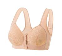 Camiseta de tirantes sexy de gran tamaño para mujeres mayores Comfy para frente, sin límites, brazos, sin subidón, brazo completo, cubierta, sujetador para niña, color morado, beige, A