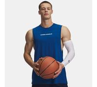 Camiseta de tirantes Under Armour Hoops Training para hombre Varsity Azul / Blanco S