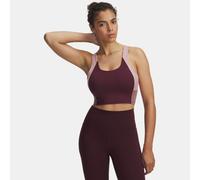 Camiseta de tirantes Under Armour Meridian Colorblock para mujer Maroon Mist / Tourmaline Rosa / Granate oscuro XXL