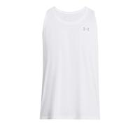 Under Armour Camiseta sin mangas Launch Singlet ligera y de secado rápido blanco/reflectante