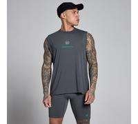 Camiseta de tirantes Velocity Graphic de algodón y modal para hombre de MP - Gris oscuro/Verde - XS