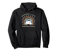 Camiseta de tributo divertida con texto en inglés "someone i love drums in heaven" Sudadera con Capucha