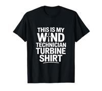 Camiseta de turbina This Is My Wind Technician Camiseta