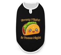 Camiseta de Verano con Estampado de Every Night is TAC0 Night para Perros y Gatos, sin Mangas, para Mascotas