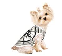 Camiseta de verano con estampado de la leyes de la brújula Navigation 1, camiseta elástica para perros y gatos
