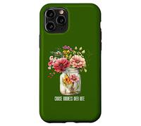 Camiseta de verano con frasco de flores silvestres Elige la bondad sobre el Carcasa para iPhone 11 Pro