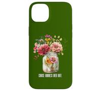 Camiseta de verano con frasco de flores silvestres Elige la bondad sobre el Carcasa para iPhone 14 Plus